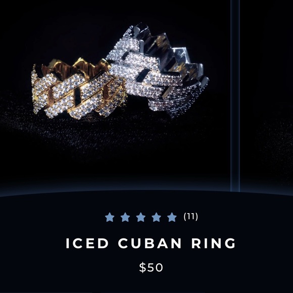 Ice mob Cuban ring - Picture 4 of 7